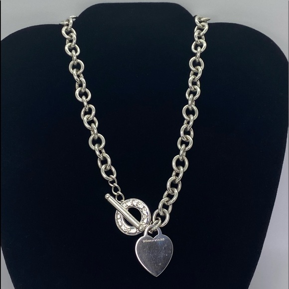 Tiffany & Co. Jewelry - Tiffany & co heart toggle necklace